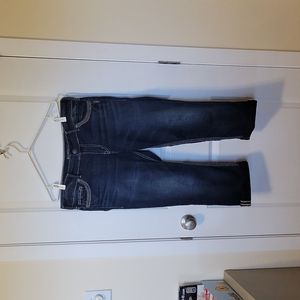 Jean Silver Jeans Co Suki Mid Capri W34